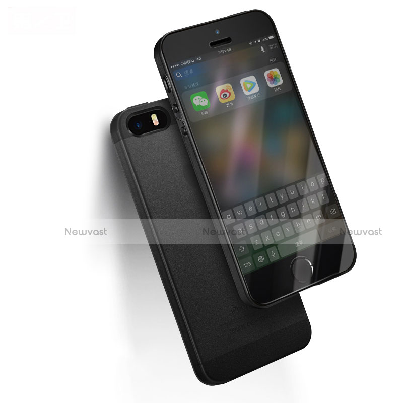 Ultra-thin Silicone Gel Soft Case for Apple iPhone 5 Black