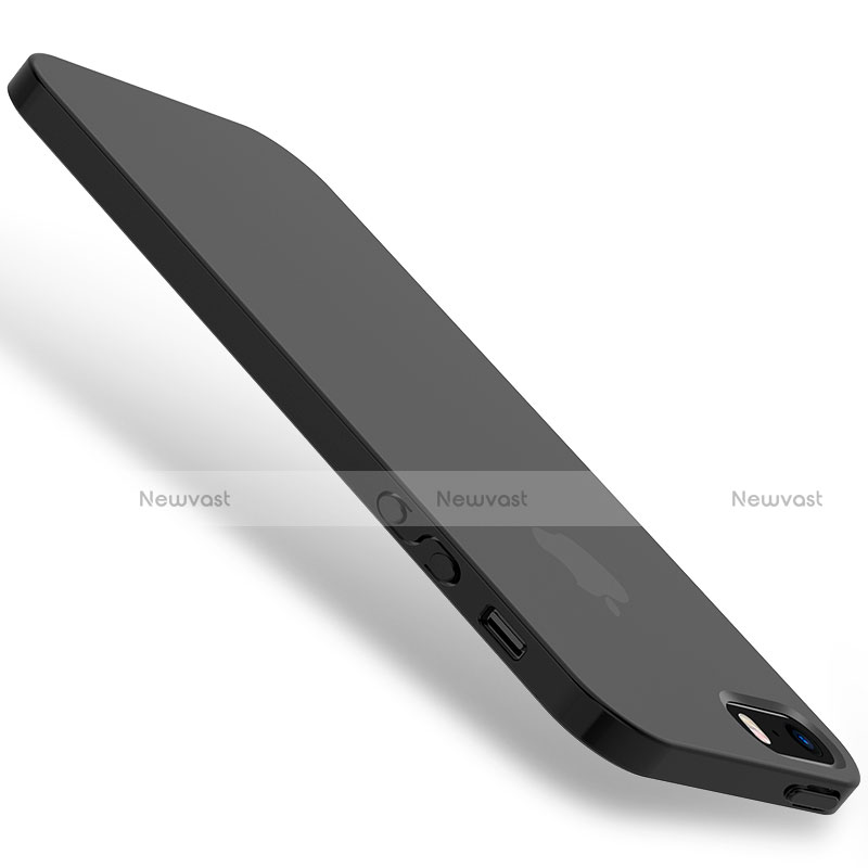 Ultra-thin Silicone Gel Soft Case for Apple iPhone 5S Black