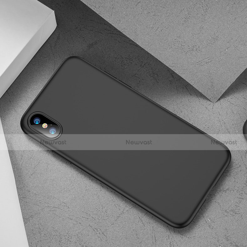 Ultra-thin Silicone Gel Soft Case for Apple iPhone Xs Black