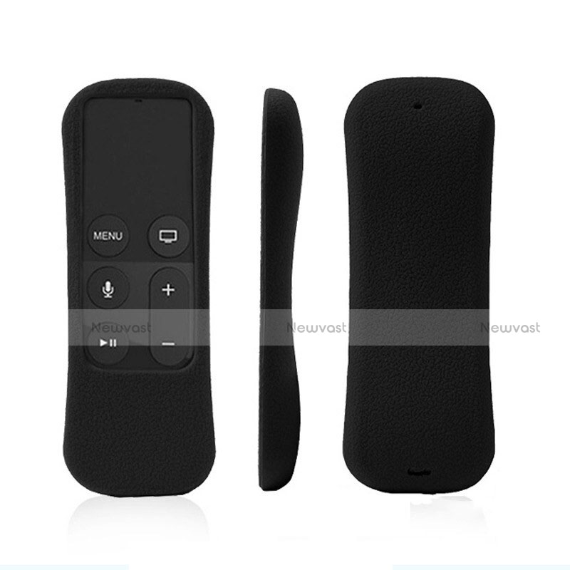 Ultra-thin Silicone Gel Soft Case for Apple TV 4 Black