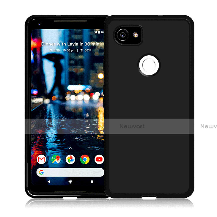 Ultra-thin Silicone Gel Soft Case for Google Pixel 2 XL Black