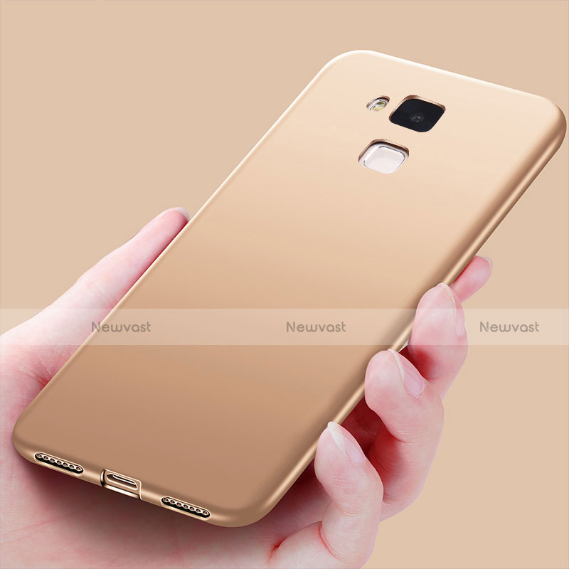 Ultra-thin Silicone Gel Soft Case for Huawei G7 Plus Gold