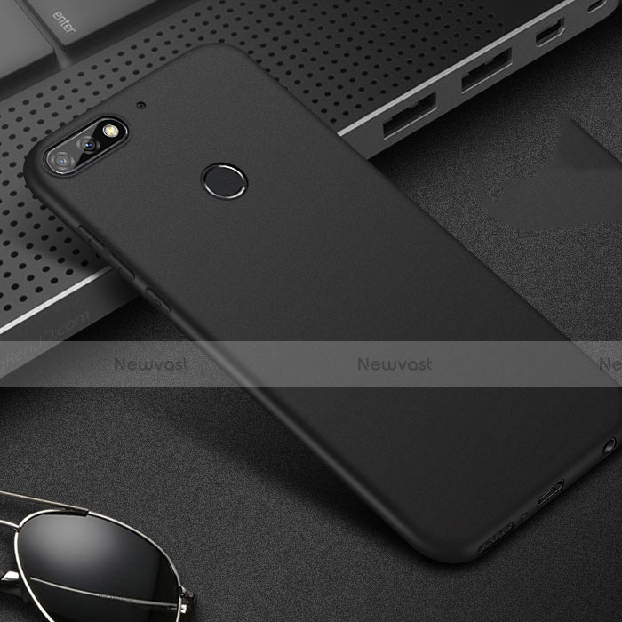 Ultra-thin Silicone Gel Soft Case for Huawei Honor 7C Black