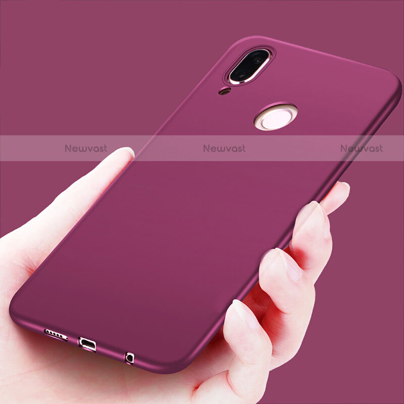 Ultra-thin Silicone Gel Soft Case for Huawei Nova 3e Purple