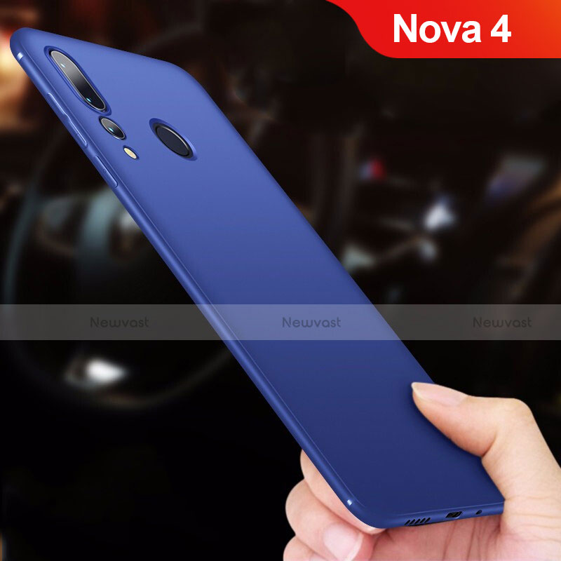 Ultra-thin Silicone Gel Soft Case for Huawei Nova 4 Blue