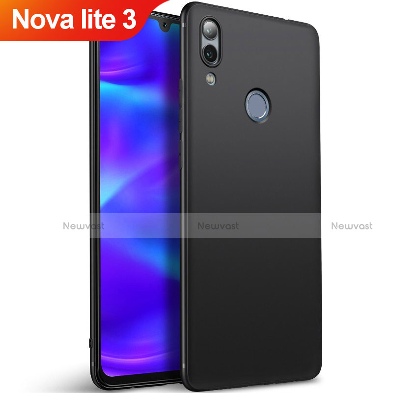 Ultra-thin Silicone Gel Soft Case for Huawei Nova Lite 3 Black