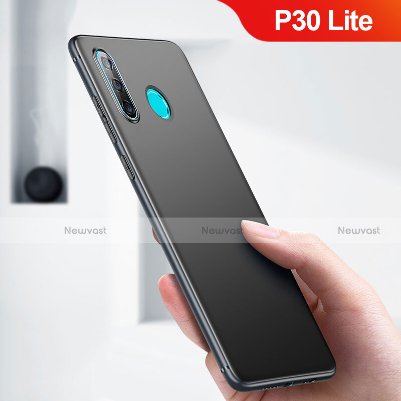 Ultra-thin Silicone Gel Soft Case for Huawei P30 Lite New Edition Black