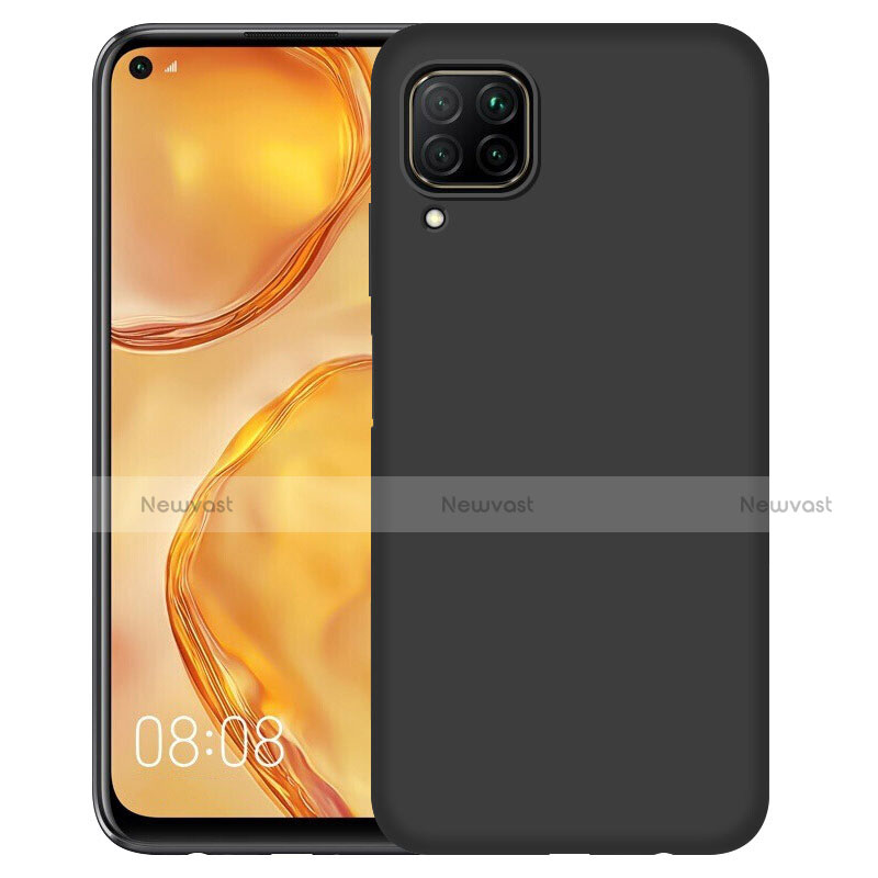 Ultra-thin Silicone Gel Soft Case for Huawei P40 Lite Black