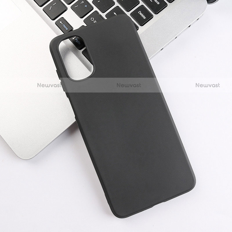 Ultra-thin Silicone Gel Soft Case for Motorola Moto E32 Black