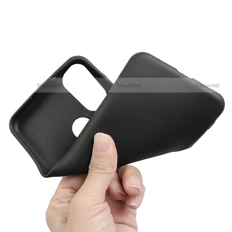 Ultra-thin Silicone Gel Soft Case for Motorola Moto E32s Black
