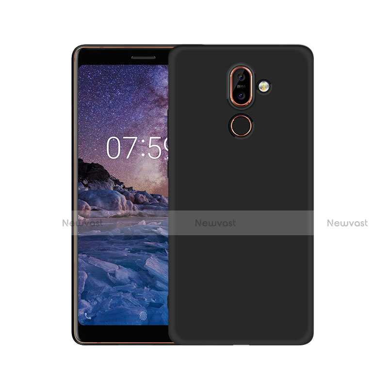 Ultra-thin Silicone Gel Soft Case for Nokia 7 Plus Black