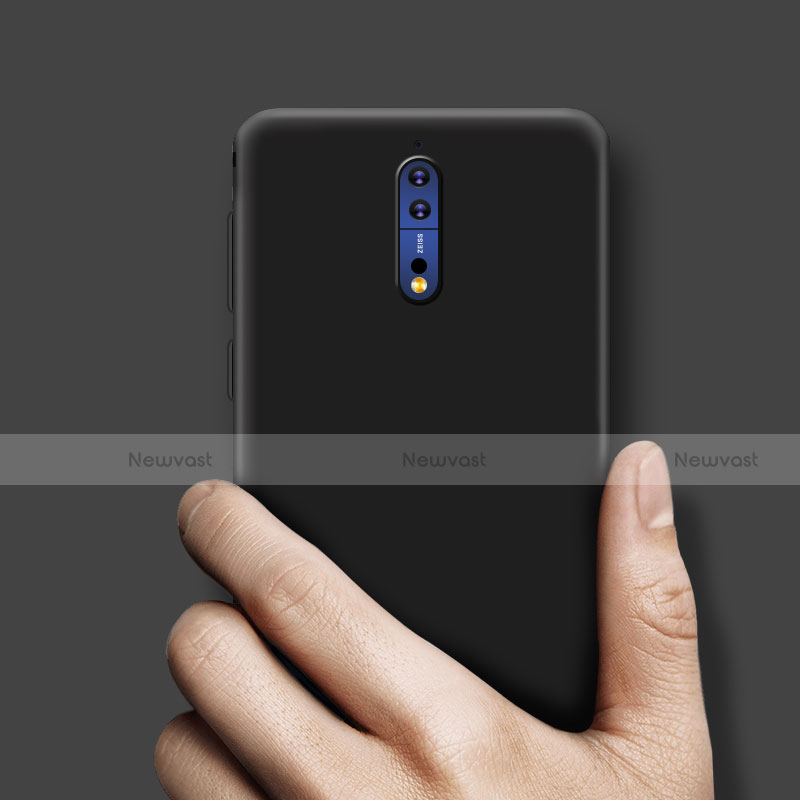 Ultra-thin Silicone Gel Soft Case for Nokia 8 Black