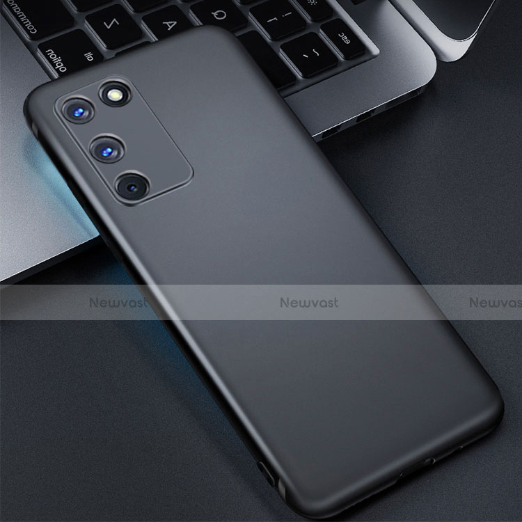 Ultra-thin Silicone Gel Soft Case for Oppo A72 Black