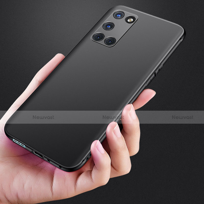 Ultra-thin Silicone Gel Soft Case for Oppo A92 Black