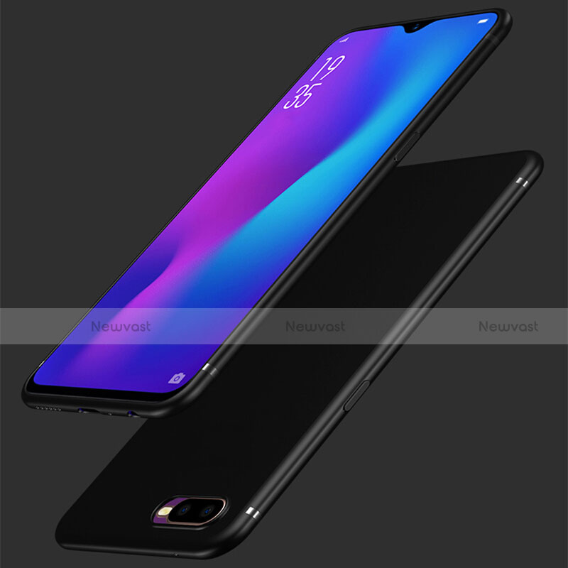 Ultra-thin Silicone Gel Soft Case for Oppo K1 Black