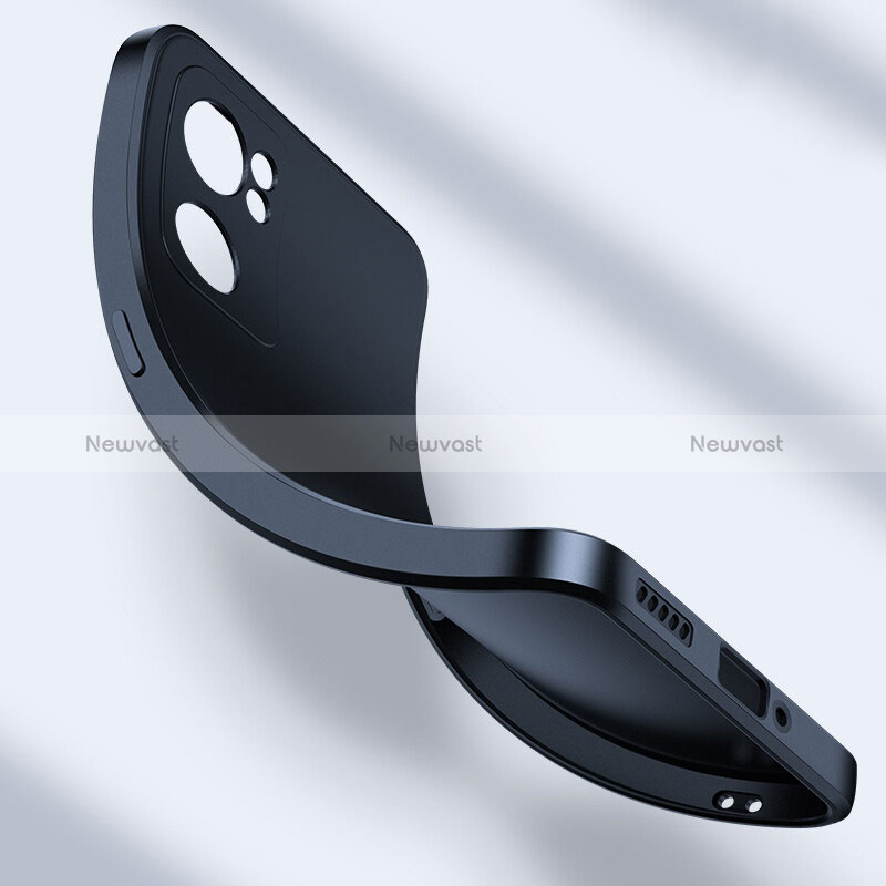 Ultra-thin Silicone Gel Soft Case for Oppo Reno7 SE 5G Black
