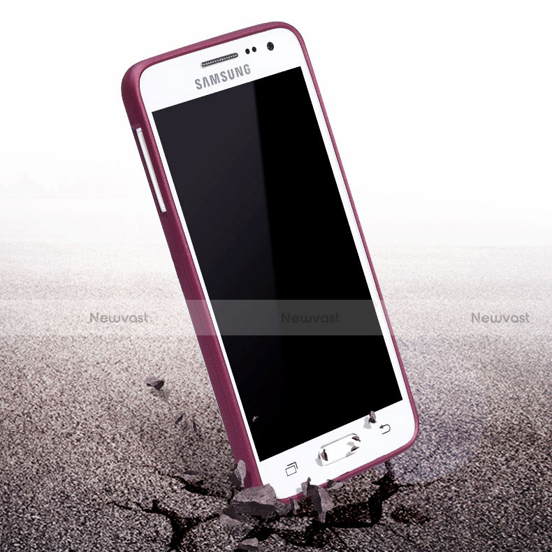 Ultra-thin Silicone Gel Soft Case for Samsung Galaxy A3 Duos SM-A300F Purple