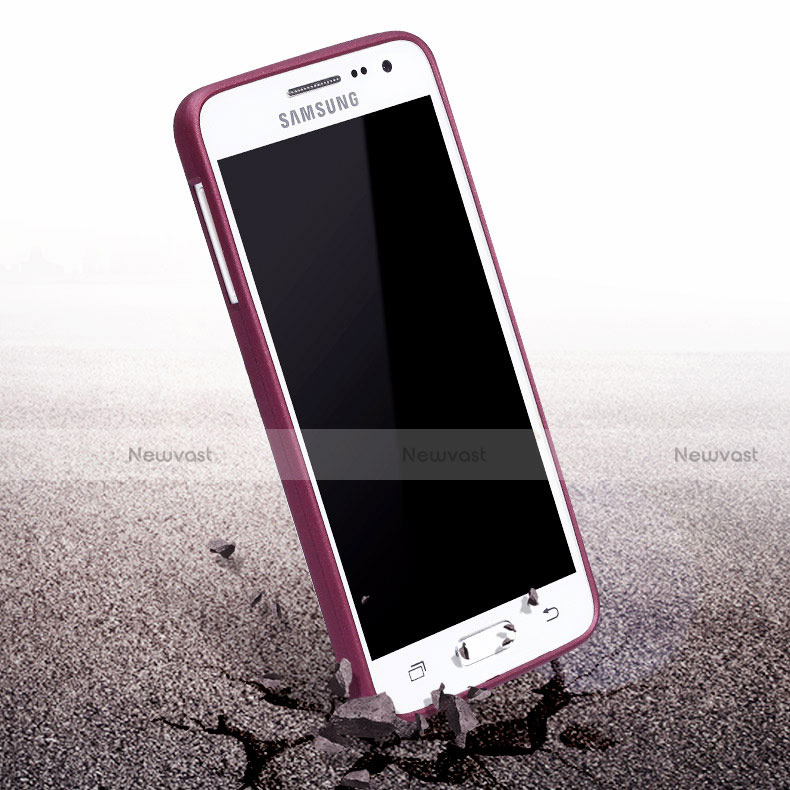 Ultra-thin Silicone Gel Soft Case for Samsung Galaxy A3 SM-300F Purple