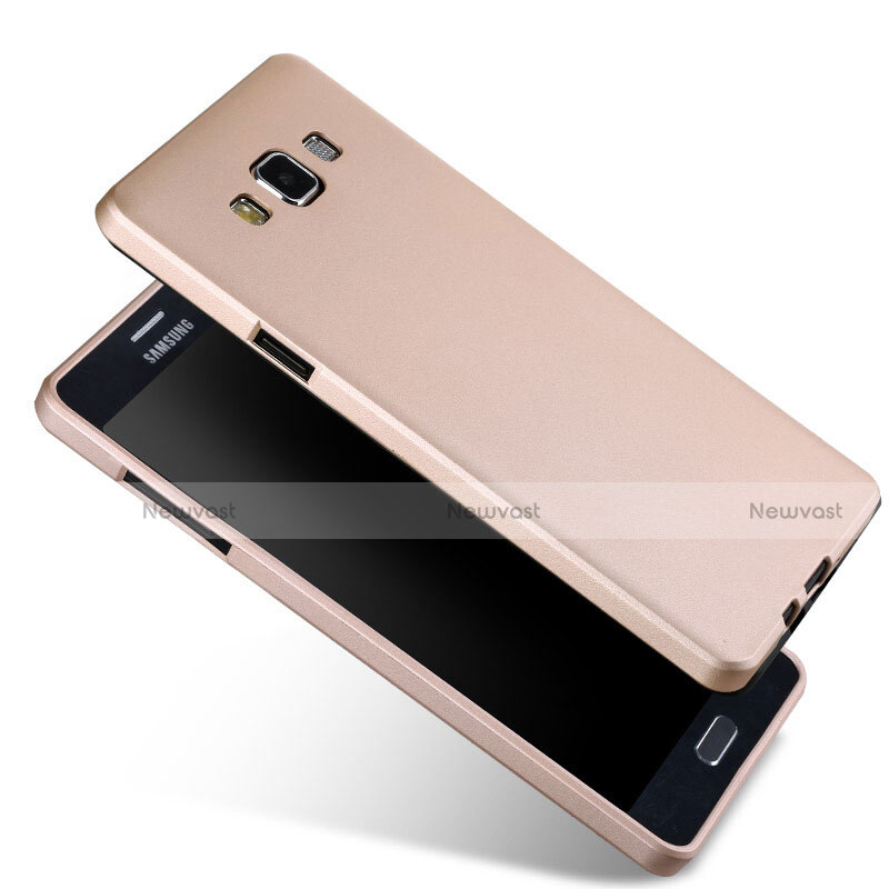 Ultra-thin Silicone Gel Soft Case for Samsung Galaxy A7 Duos SM-A700F A700FD Gold