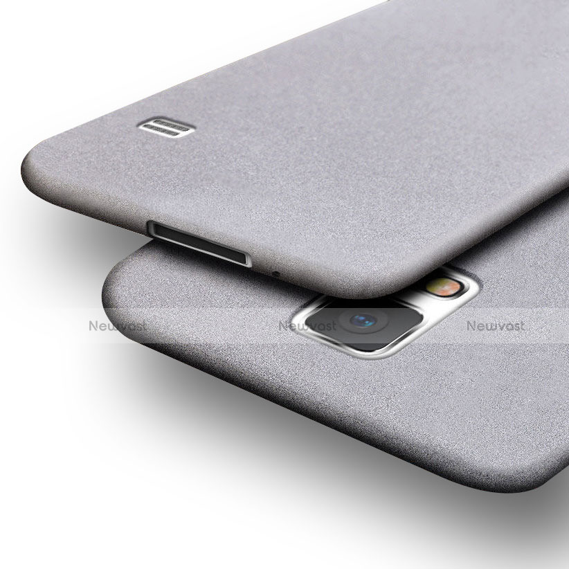 Ultra-thin Silicone Gel Soft Case for Samsung Galaxy S5 Duos Plus Gray
