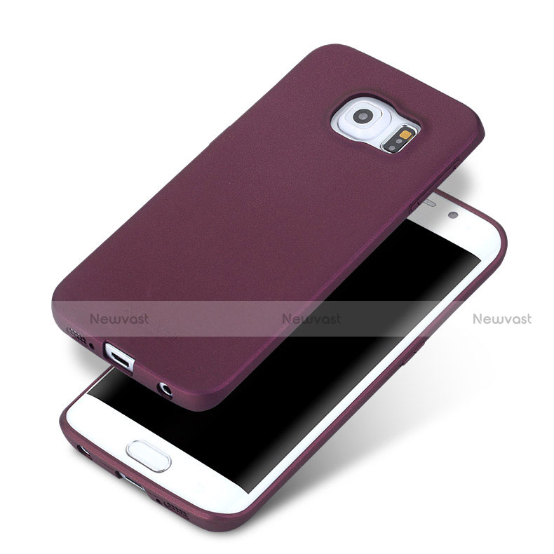 Ultra-thin Silicone Gel Soft Case for Samsung Galaxy S6 Edge+ Plus SM-G928F Purple