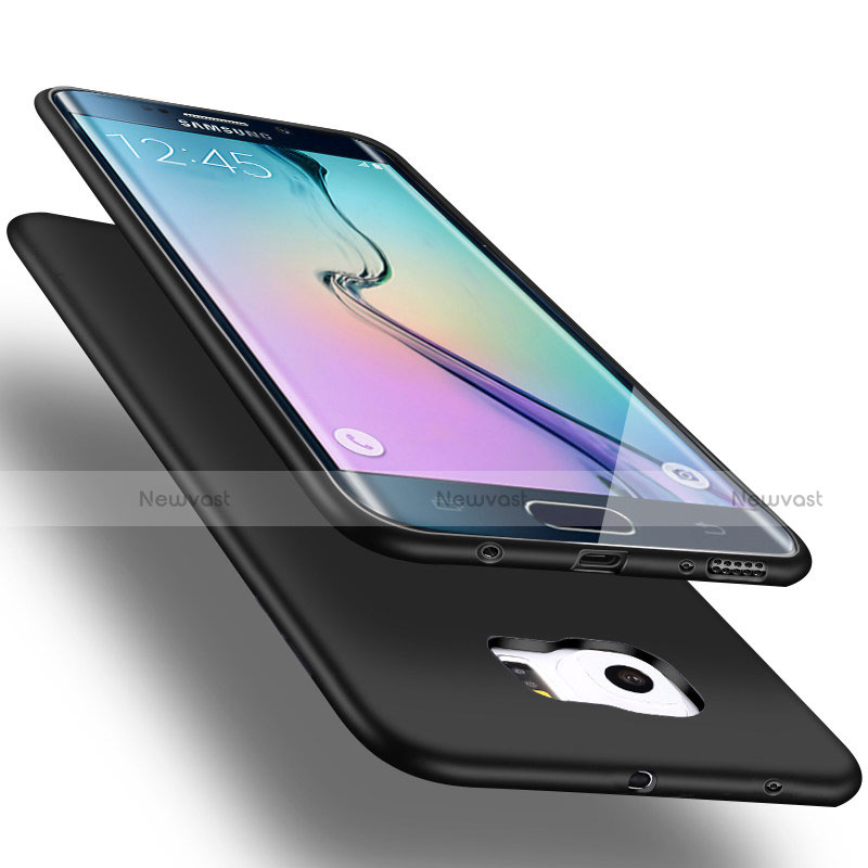 Ultra-thin Silicone Gel Soft Case for Samsung Galaxy S6 Edge SM-G925 Black