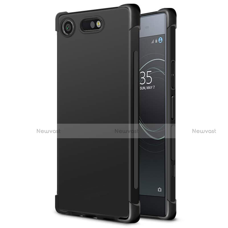 Ultra-thin Silicone Gel Soft Case for Sony Xperia XZ1 Compact Black