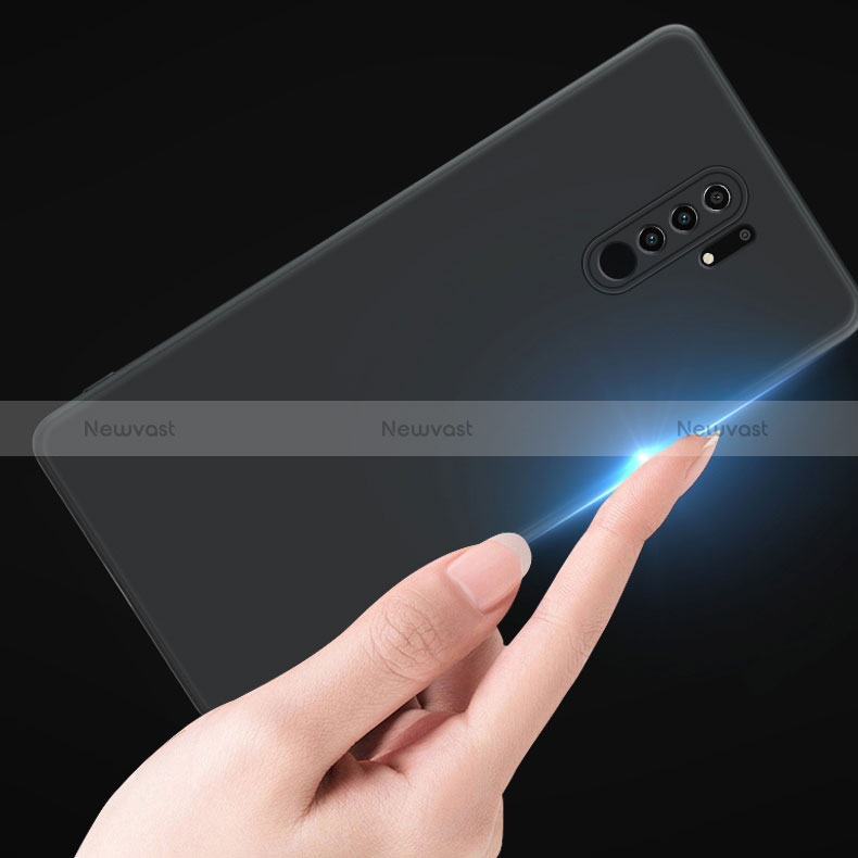 Ultra-thin Silicone Gel Soft Case for Xiaomi Redmi 9 Prime India Black