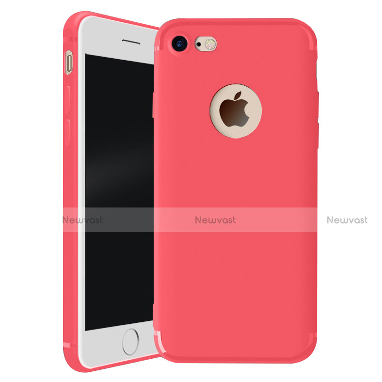 Ultra-thin Silicone Gel Soft Case H01 for Apple iPhone SE (2020) Red