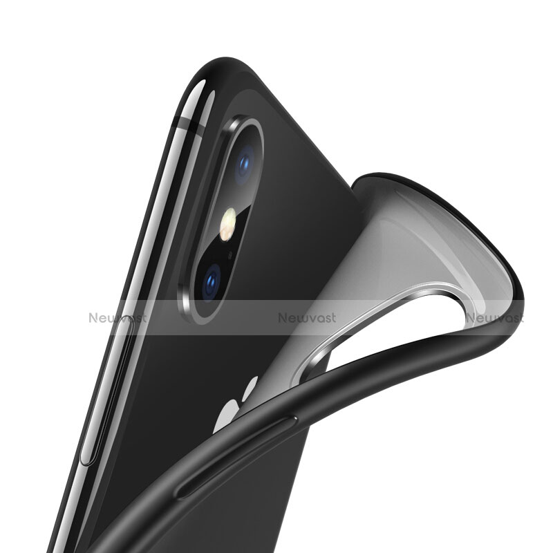 Ultra-thin Silicone Gel Soft Case Q01 for Apple iPhone X Black