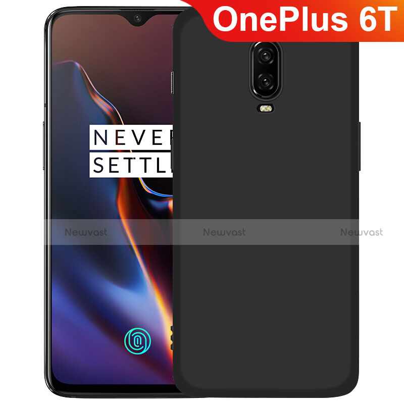 Ultra-thin Silicone Gel Soft Case R01 for OnePlus 6T Black