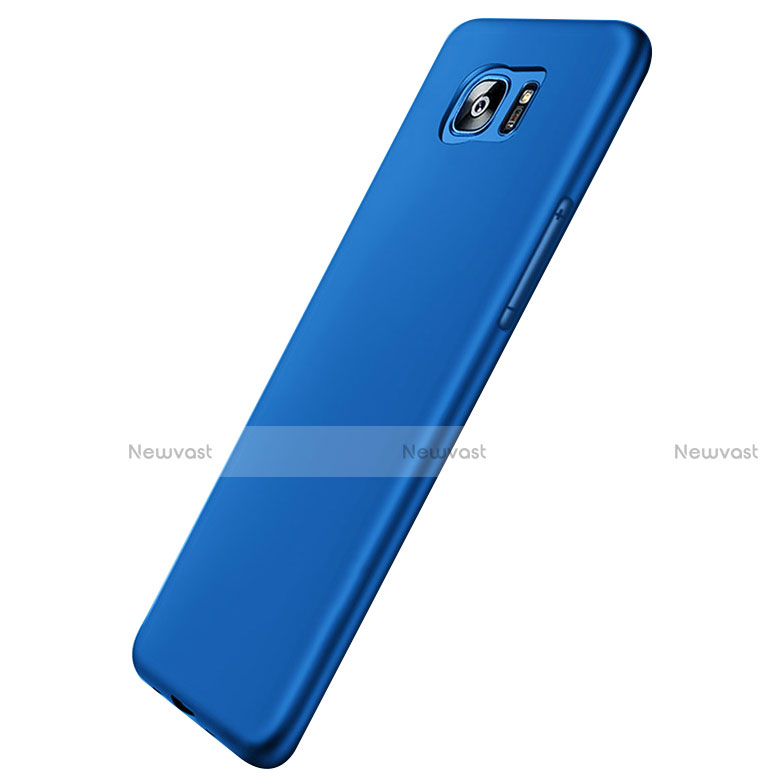 Ultra-thin Silicone Gel Soft Case R06 for Samsung Galaxy S7 Edge G935F Blue