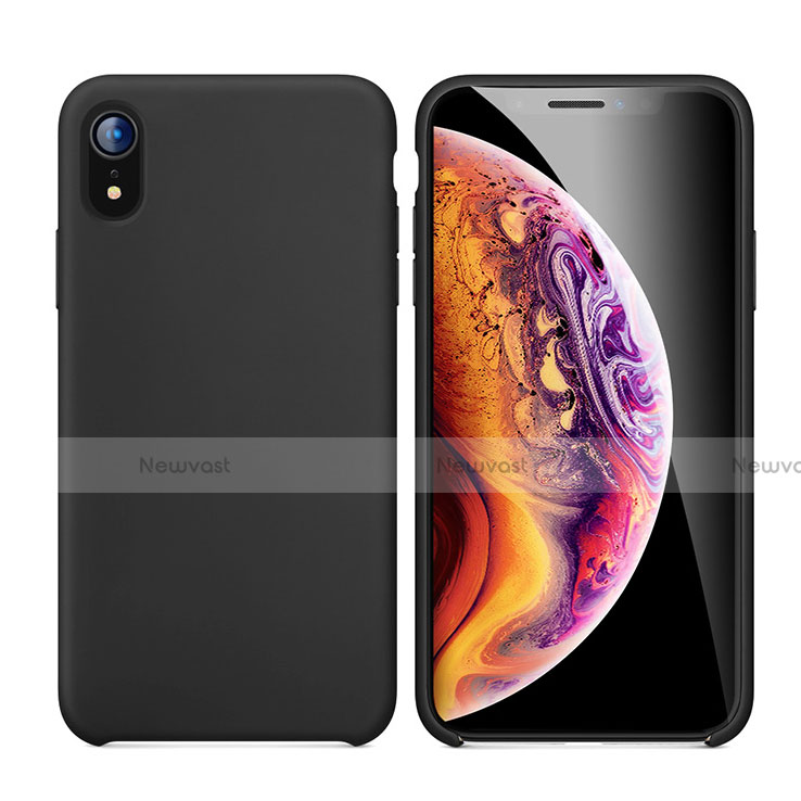Ultra-thin Silicone Gel Soft Case S01 for Apple iPhone XR Black