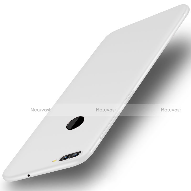 Ultra-thin Silicone Gel Soft Case S01 for Huawei Enjoy 7S White