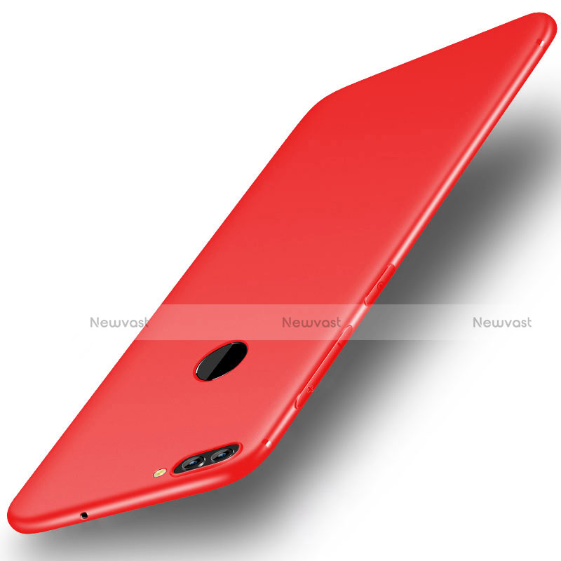 Ultra-thin Silicone Gel Soft Case S01 for Huawei Enjoy 8 Plus Red