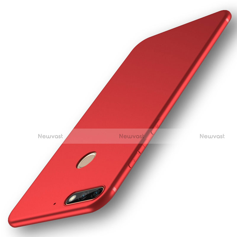 Ultra-thin Silicone Gel Soft Case S01 for Huawei Enjoy 8 Red