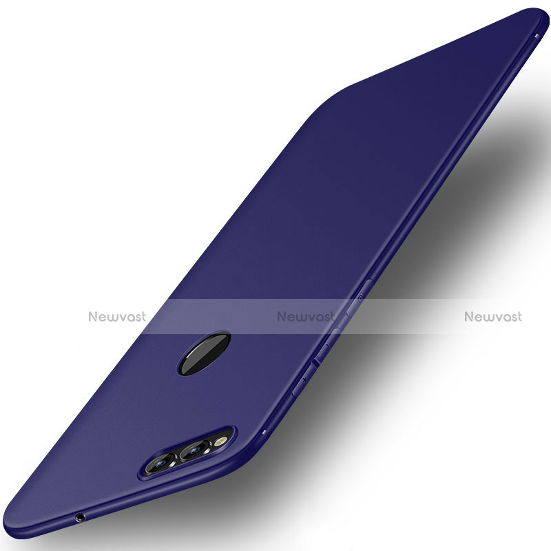 Ultra-thin Silicone Gel Soft Case S01 for Huawei Honor Play 7X Blue