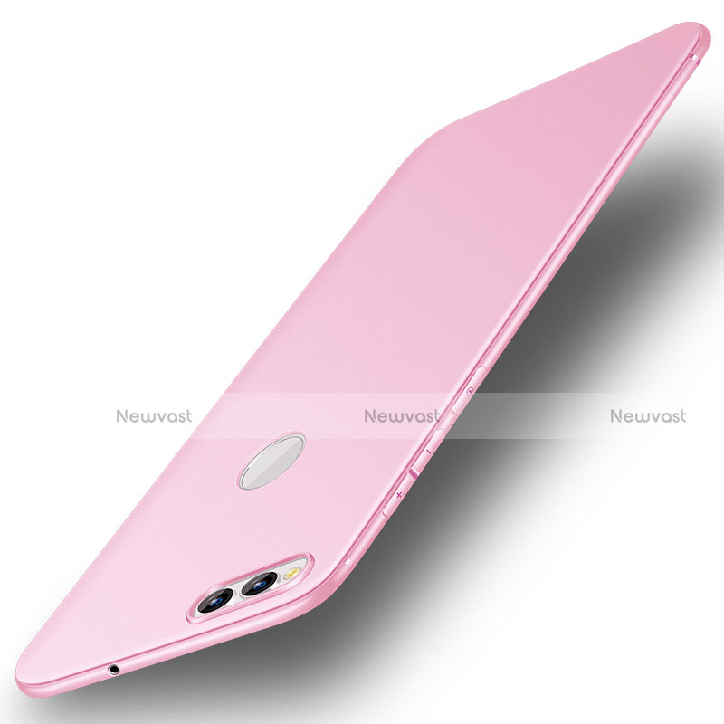 Ultra-thin Silicone Gel Soft Case S01 for Huawei Honor Play 7X Pink