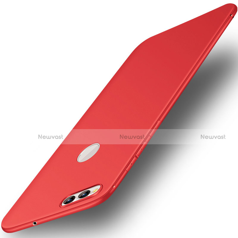 Ultra-thin Silicone Gel Soft Case S01 for Huawei Honor Play 7X Red