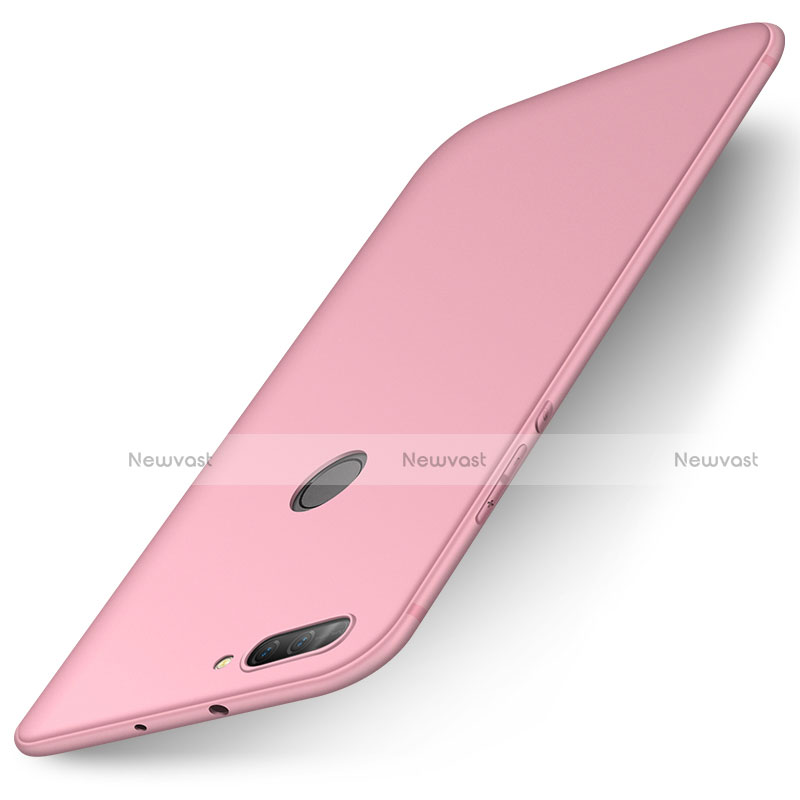 Ultra-thin Silicone Gel Soft Case S01 for Huawei Honor V9 Pink