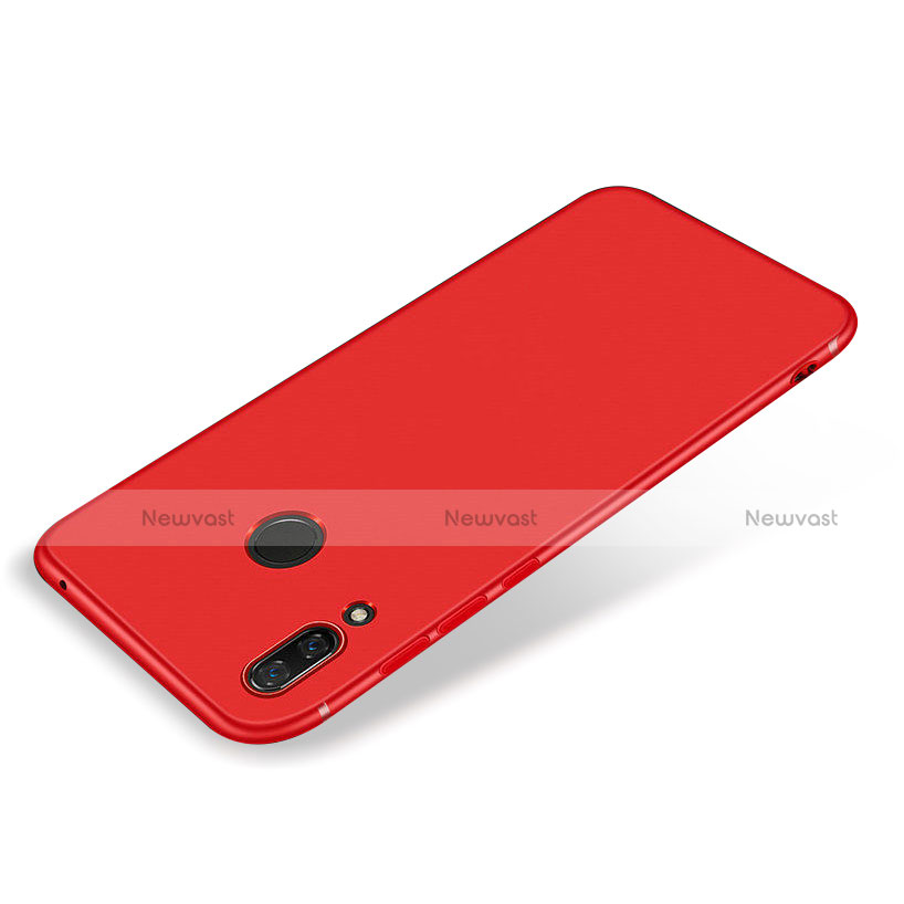 Ultra-thin Silicone Gel Soft Case S01 for Huawei P Smart+ Plus Red