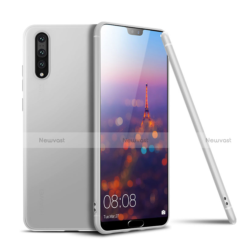 Ultra-thin Silicone Gel Soft Case S01 for Huawei P20 Pro White