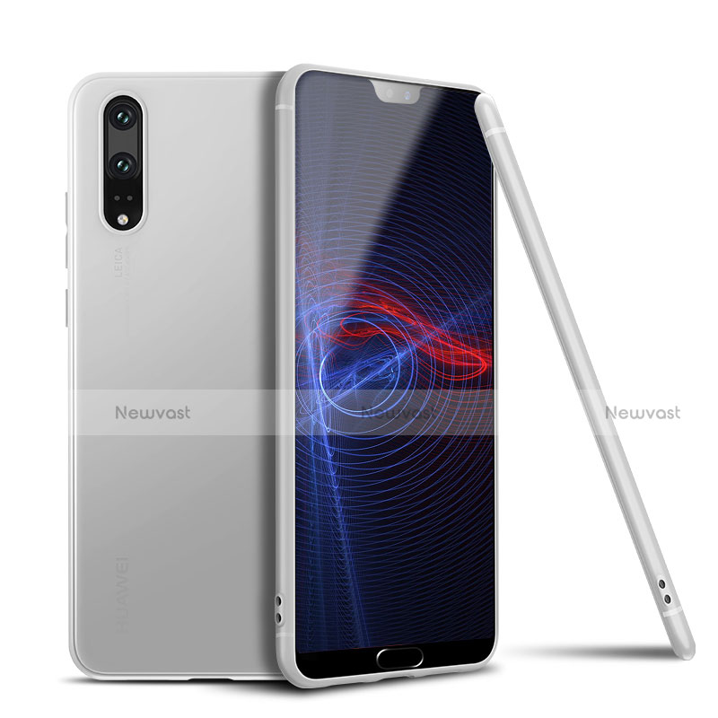 Ultra-thin Silicone Gel Soft Case S01 for Huawei P20 White