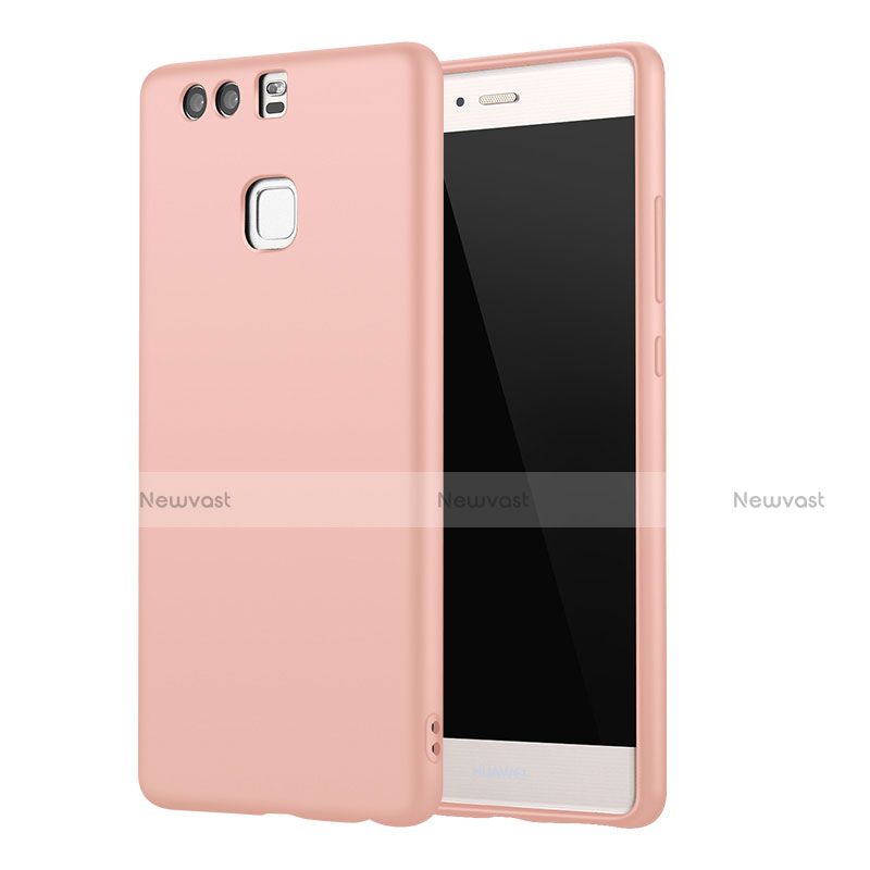 Ultra-thin Silicone Gel Soft Case S01 for Huawei P9 Plus Pink