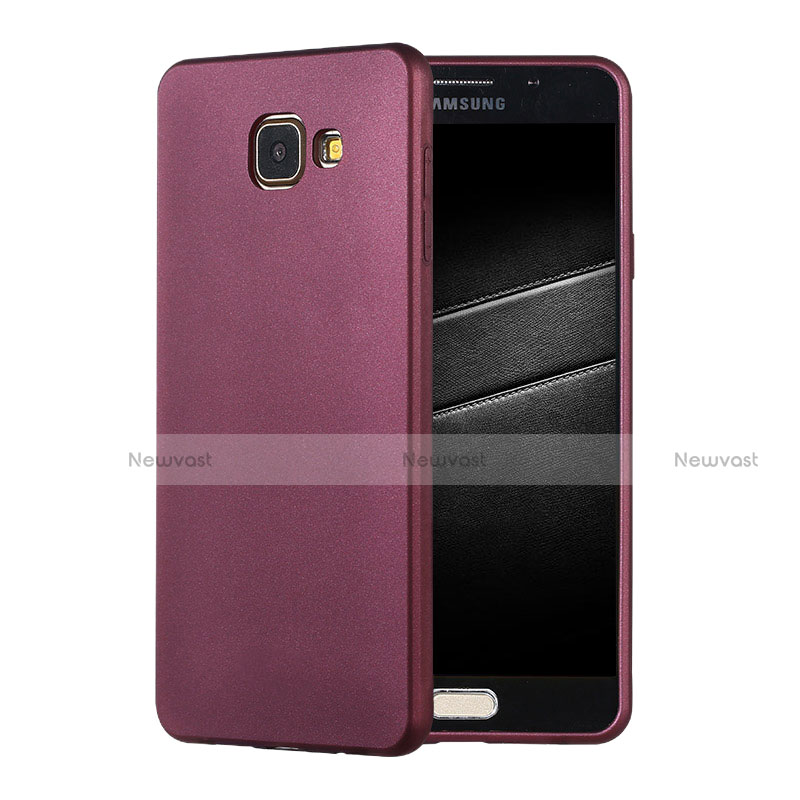 Ultra-thin Silicone Gel Soft Case S01 for Samsung Galaxy A7 (2016) A7100 Purple