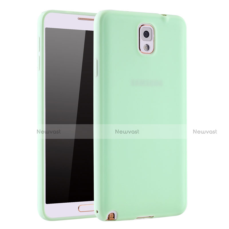 Ultra-thin Silicone Gel Soft Case S01 for Samsung Galaxy Note 3 N9000 Green