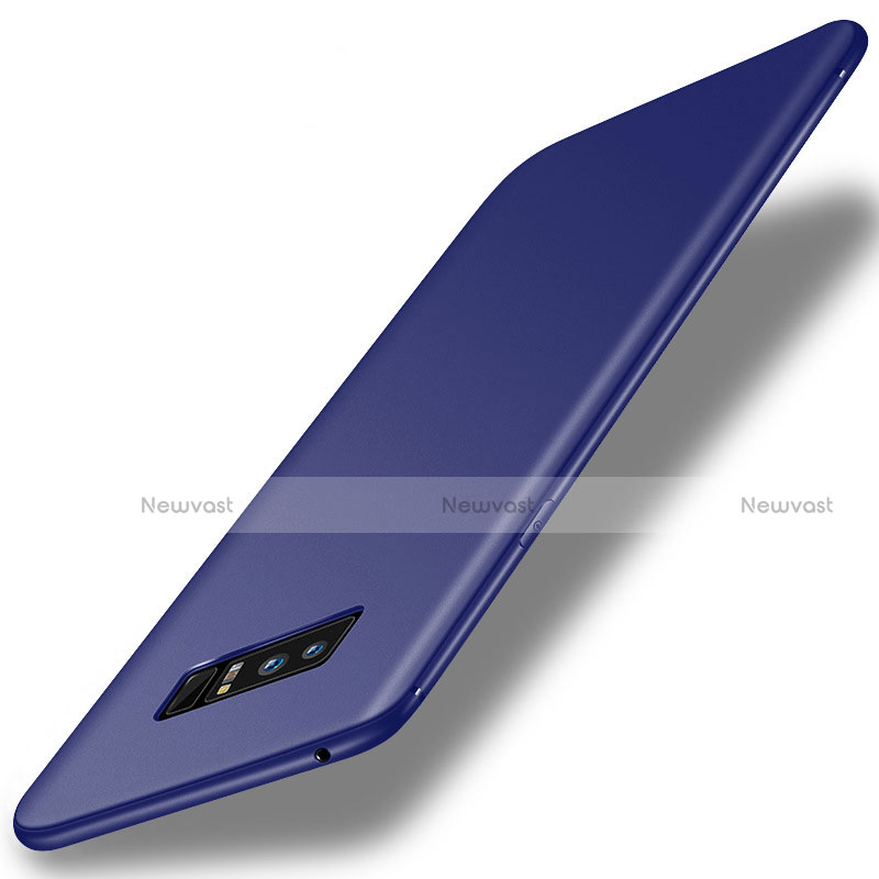 Ultra-thin Silicone Gel Soft Case S01 for Samsung Galaxy Note 8 Blue