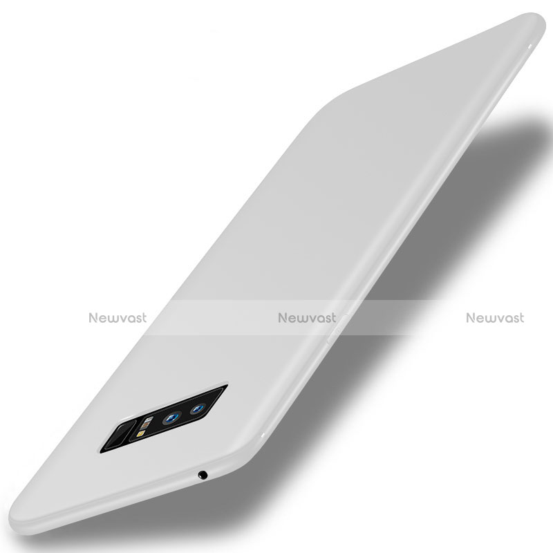 Ultra-thin Silicone Gel Soft Case S01 for Samsung Galaxy Note 8 Duos N950F White