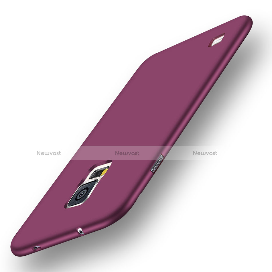 Ultra-thin Silicone Gel Soft Case S01 for Samsung Galaxy S5 Duos Plus Purple