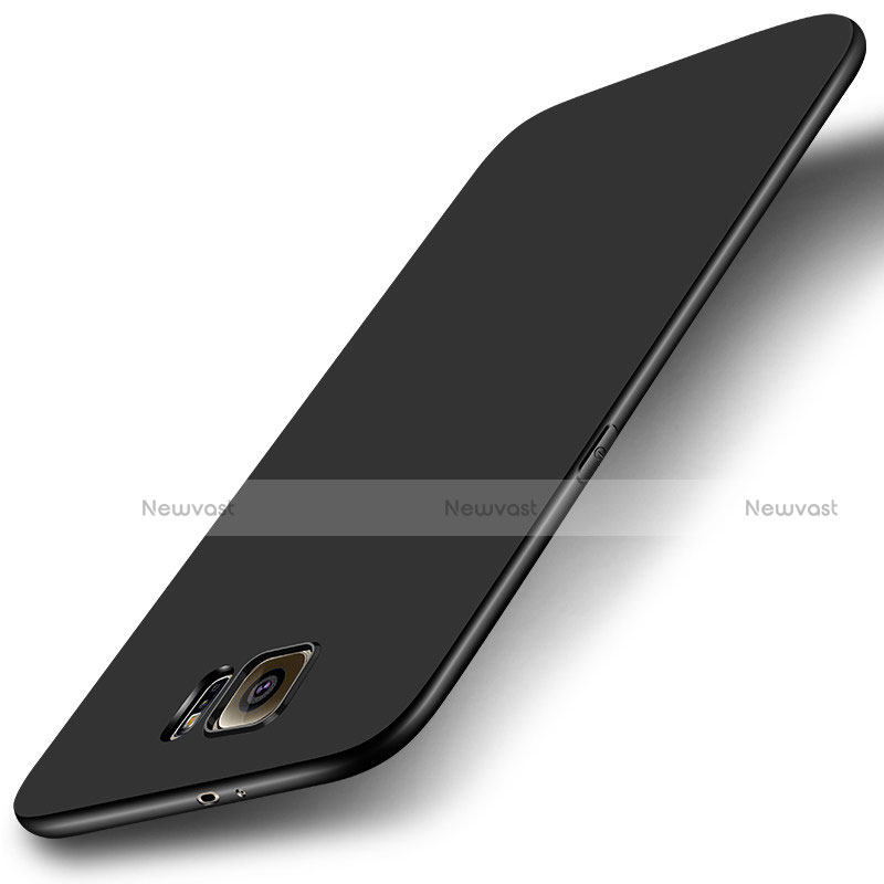 Ultra-thin Silicone Gel Soft Case S01 for Samsung Galaxy S6 Duos SM-G920F G9200 Black
